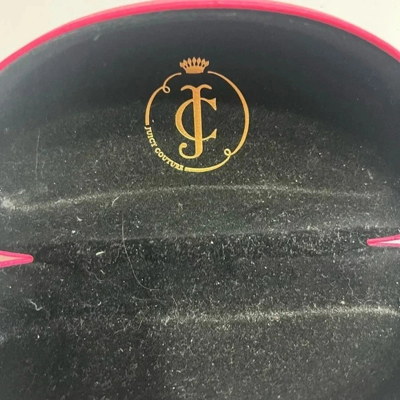 Juicy Couture Eye Sunglass Hard Case Pink Box Y2K - Picture 3 of 6